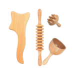 Kit de Maderoterapia Profesional Para Masajes 4Pz A