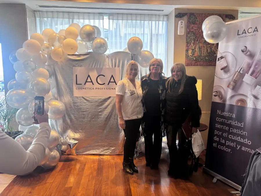 Profesionales de la estética en el espacio de LACA Uruguay
