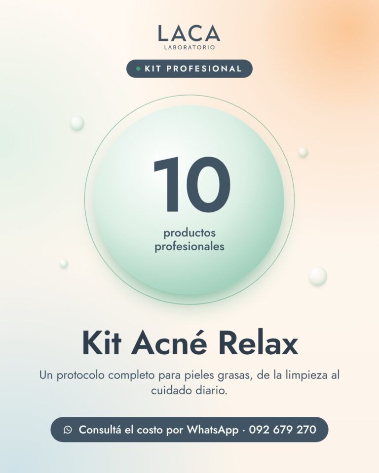 Kit Acné Relax de Laboratorio LACA: kit profesional con 10 productos