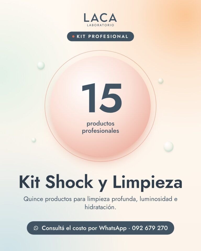 Kit Shock y Limpieza de Laboratorio LACA: kit profesional con 15 productos